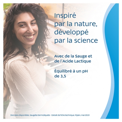 Saugella Dermoliquide Soin Lavant Intime Lot de 2 x 250 ml