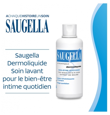Saugella Dermoliquide Soin Lavant Intime Lot de 2 x 500 ml