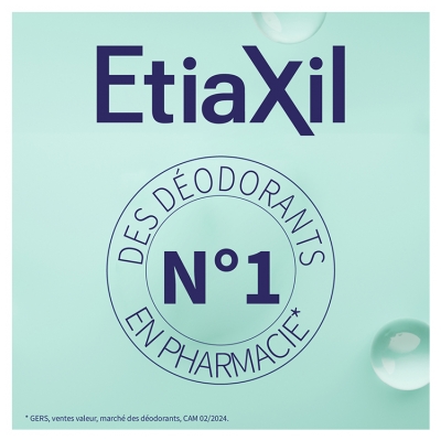 Etiaxil Déodorant Détranspirant Sensitive Peaux Sensibles Roll-On Lot de 2 x 15 ml