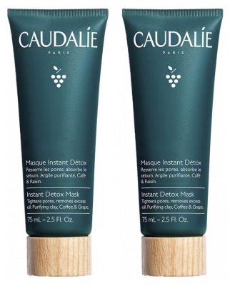 Caudalie Instant-Entgiftungsmaske Set mit 2 x 75 ml