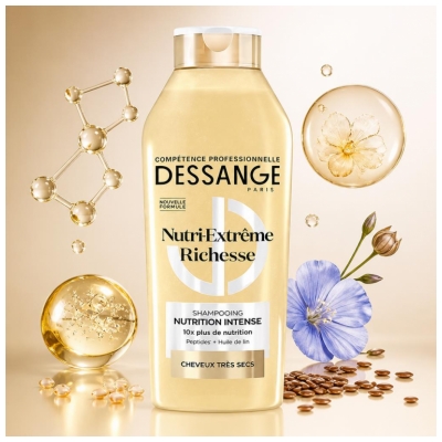 Dessange Nutri-Extrême Richesse Szampon Intensywnie Odżywczy 280 ml
