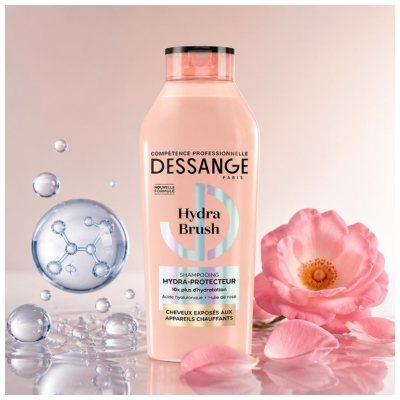 Dessange Hydra Brush Szampon Nawilżająco-Ochronny 280 ml