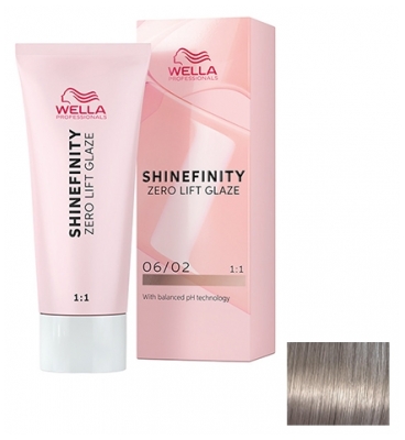 Wella Shinefinity Zero Lift Glaze Coloração Semi-Permanente 60 ml - Cor: 06/02 Louro Escuro Natural Mate