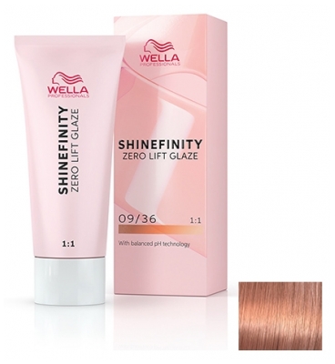 Wella Półtrwała Farba do Włosów 06/6 Wiśniowe Wino Shinefinity - Kolor: 07/34 Z?ocisto-Miedziany Blond