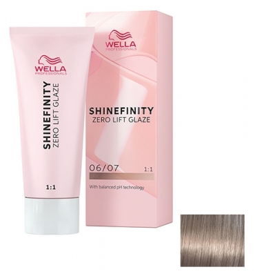 Wella Shinefinity Zero Lift Glaze Coloração Semi-Permanente 60 ml - Cor: 06/07 Louro Escuro Natural Castanho