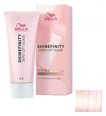 Wella Półtrwała Farba do Włosów 06/6 Wiśniowe Wino Shinefinity - Kolor: 09/05 Bardzo jasny naturalny mahoniowy blond