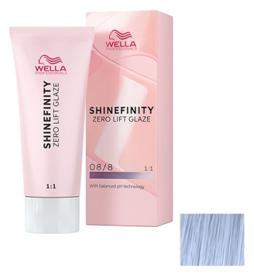 Wella Semi-Permanent Hair Color 06/6 Cherry Wine Shinefinity - Hair Colour: 08/8 Light Pearly Blonde