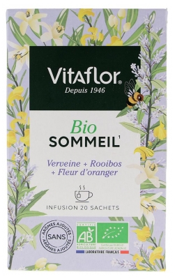 Vitaflor Bio Søvn 20 infusioner (bedst før 28/10/2026)