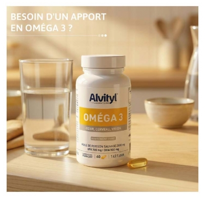 Alvityl Oméga 3 60 Capsules