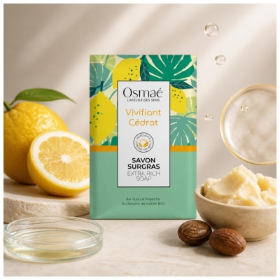 Osmaé Savon Surgras Vivifiant Cédrat 100 g