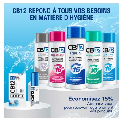 CB12 Boost White Eucalyptus 10 Gommes à Mâcher
