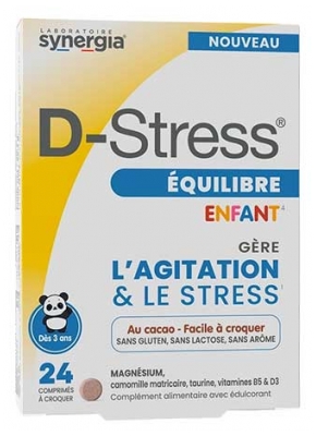 Synergia D-Stress Līdzsvars Bērniem 24 tabletes