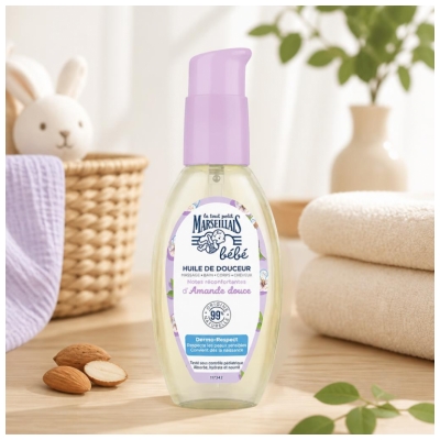 Le Petit Marseillais Bébé Hellävarainen manteliöljy 118 ml