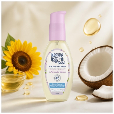 Le Petit Marseillais Bébé Hellävarainen manteliöljy 118 ml