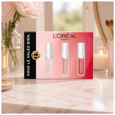 L'Oréal Paris Plump Ambition Volumizing Lip Oil Trio Box