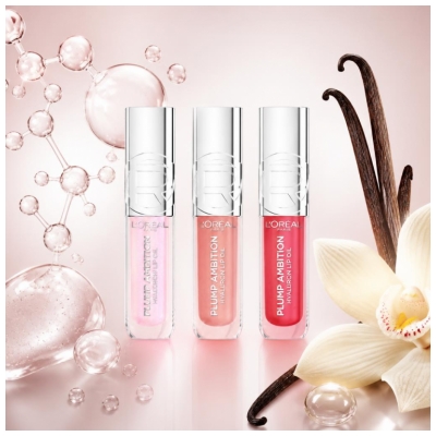 L'Oréal Paris Plump Ambition Volumizing Lip Oil Trio Box