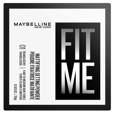 Maybelline New York Fit Me Poudre Fixatrice Matifiante 15 g