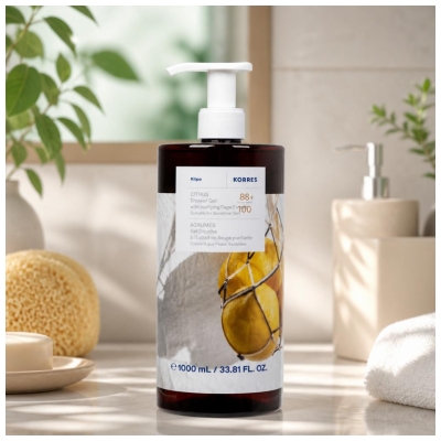 Korres Gel Douche Agrumes 1 L