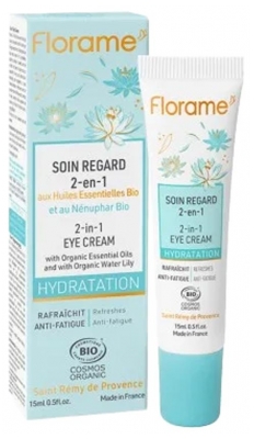 Florame Hydration Øjenpleje 2-i-1 15 ml (bedst før 30/10/2026)