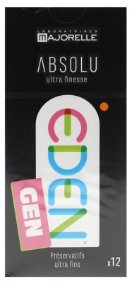 Prezervative Eden Gen Absolu Ultra Finesse 12 (a se consuma de preferință înainte de 31/10/2026)