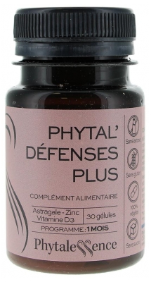 Phytalessence Phytal'Défenses Plus 30 Gélules (à consommer de préférence avant le 31/10/2026)