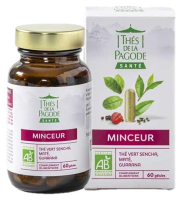 Thés de la Pagode Minceur Bio 60 Kapsulas (ieteicams izlietot līdz 31/10/2026)