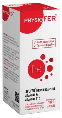 Laboratoire Immubio Physiofer Sirap 120 ml (bäst före 31/10/2026)