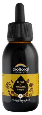 Biofloral Élixir de Vitalité Énergie Bio 100 ml (à consommer de préférence avant le 31/10/2026)