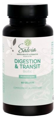 Salvia Nutrition Matsmältning och Passage 60 Kapslar (bäst före 31/10/2026)