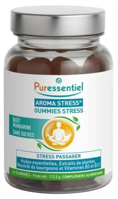 Puressentiel Aroma Stres Fără Zahăr 45 Jeleuri (a se consuma de preferință înainte de 31/10/2026)