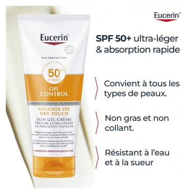 Eucerin Sun Protection Oil Control Gel-Crème SPF50+ 200 ml