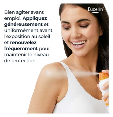 Eucerin Sun Protection Oil Control Brume Transparente Spray SPF50 200 ml