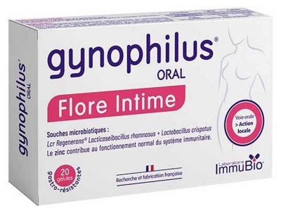 Laboratoire Immubio Gynophilus Oral Intimflora 20 Kapsler