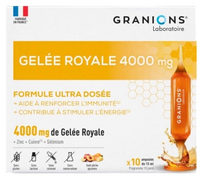 Granions Gelée Royale 4000 mg 10 Ampuller (bedst før 01/11/2026)