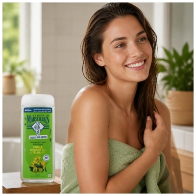 Le Petit Marseillais Extra Gentle Shower & Bath Gel Organic Olive Leaf & Lime Blossom 650 ml