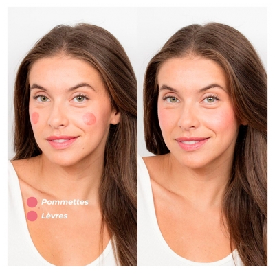 Pomponne Le Fantastick Baume & Blush 5 g - Teinte : Hibiscus