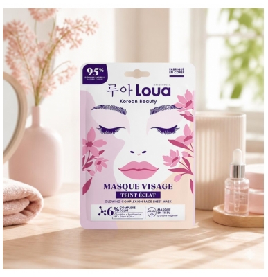 Masca Facială Textilă Luminozitate Loua 23 ml