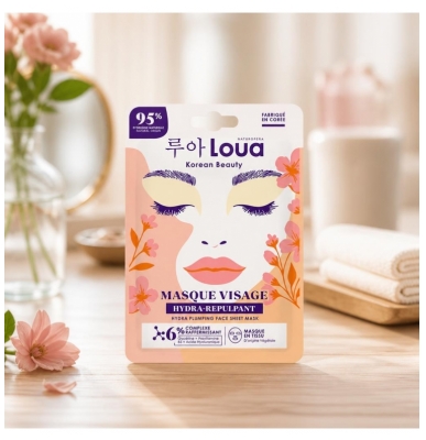 Loua Hydra-Plumping Stofmaske til Ansiget 23 ml