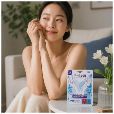 Loua Hydraterend Stoffen Handmasker 1 Paar 14 ml