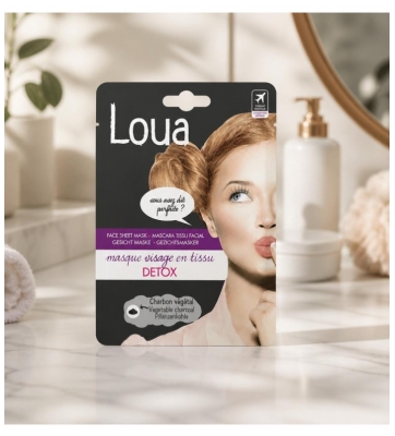 Loua Detox Facial Sheet Mask 23ml