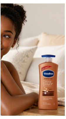 Vaseline Cocoa Radiant Ķermeņa Krēms 600 ml