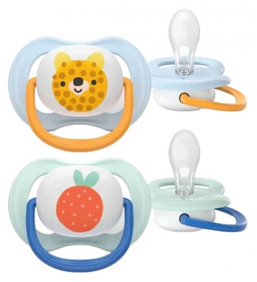 Avent Ultra Air Happy 2 Chupetas Ortodônticas 0-6 Meses