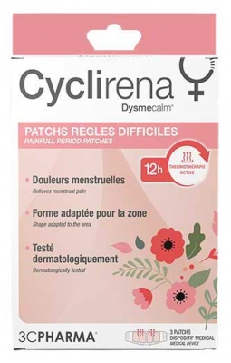 3C Pharma Dysmecalm Plasturi Dureri Menstruale 3 Plasturi