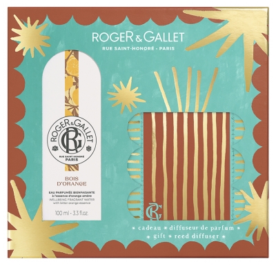 Roger & Gallet Bois d'Orange Eau Parfumée Bienfaisante 100 ml + Ilmainen Tuoksudiffuusori