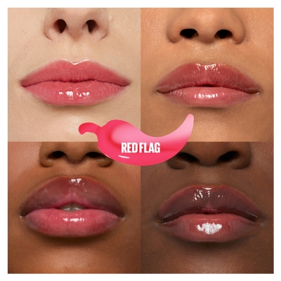 Maybelline New York Lifter Plump Gloss Volyymivaikutus 5,4 ml - Tint: 004 Punainen lippu