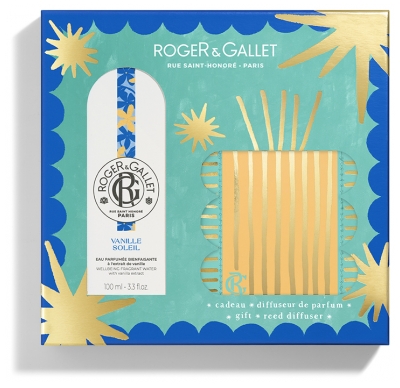 Roger & Gallet Vanille Soleil Eau Parfumée Bienfaisante 100 ml + Ilmainen Tuoksudiffuusori