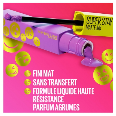 Maybelline New York Superstay Matte Ink Encre à Lèvres Mate 5 ml - Teinte : 460 Optimist