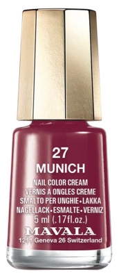 Mavala Mini Color Krémový lak na nehty 5 ml - Barva: 27: Mnichov