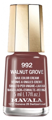 Mavala Mini Color Creme Neglelak 5 ml - Farve: 992 : Rille i valnøddetræ