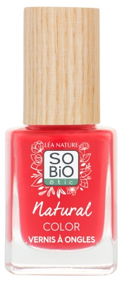 Léa Nature SO BIO étic Naravni lak za nohte Natural Color 11 ml - Barva: 25: makova rde?a barva